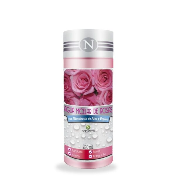 Beneficios de agua micelar de rosas