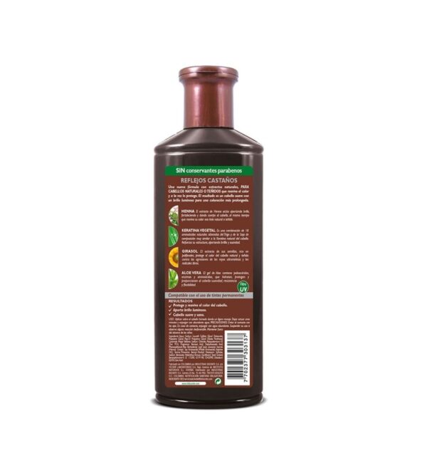 Beneficios del shampoo castaño
