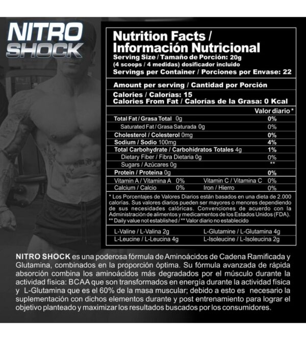 Nitro Shock 440 gramos - Image 2