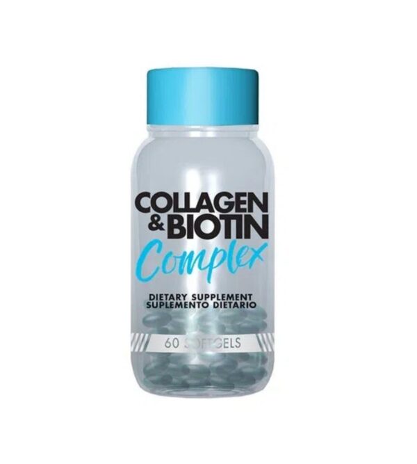Beneficios del collagen & biotin complex x 60 sofgels