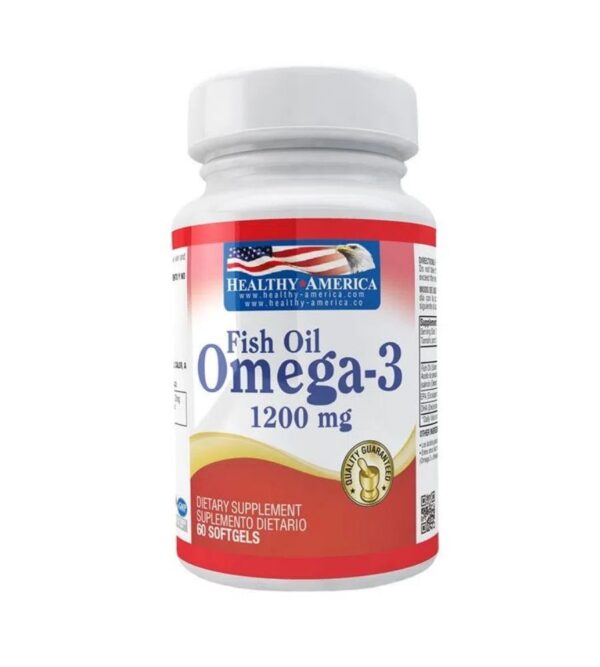 Beneficios omega 3 1200 mg x 60 sofgels