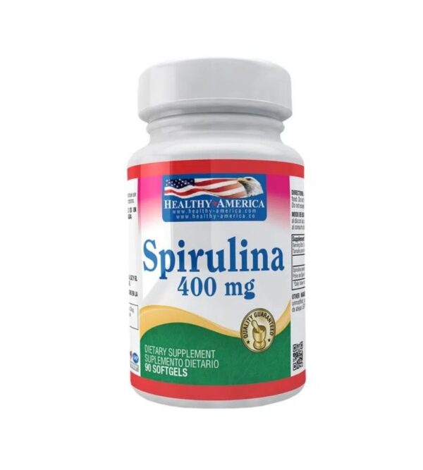 Beneficios del spirulina 400 mg x 90 sofgels