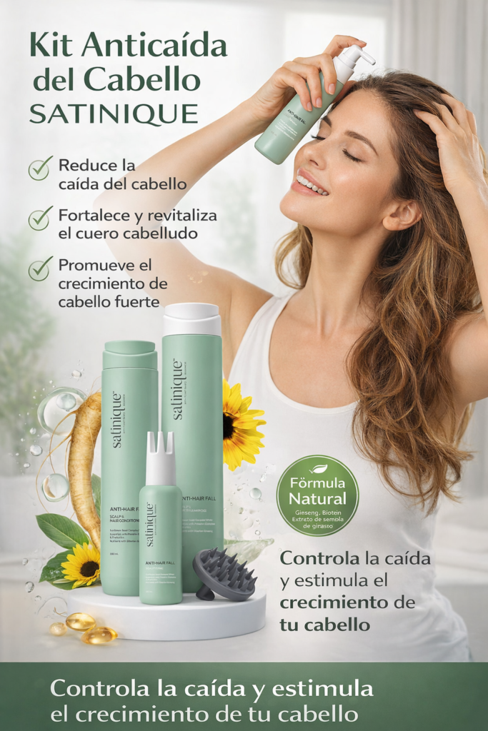 kit anticaida del cabello satinique envio a toda colombia 