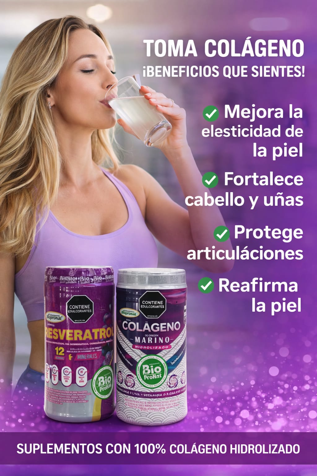 Beneficios del colágeno hidrolizado